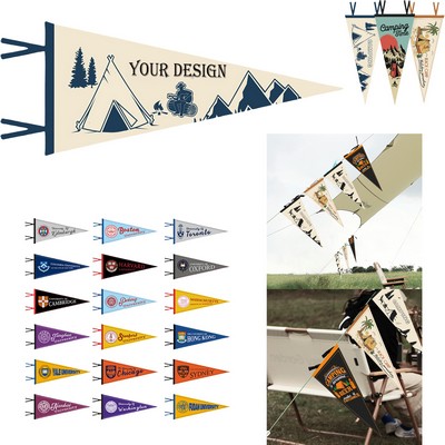 Triangle Felt Pennat Flag