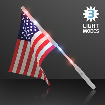 Light Up American Flags - BLANK