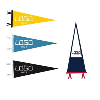 Full Color Advertising Felt Pennant Banner