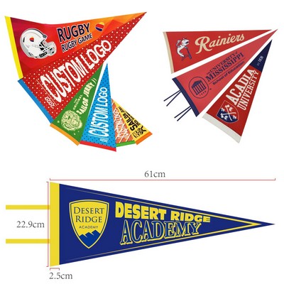 9'' x 24'' - Full Color Felt Pendant