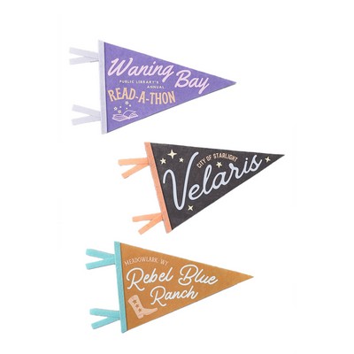 Custom Full-Color Felt Pennant