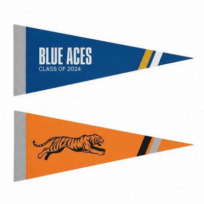 Multi Size Full Color Felt Pennant Flag