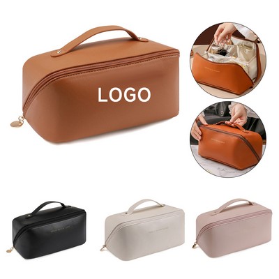 PU Leather Travel Cosmetic Bag