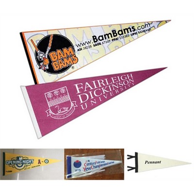 Pennant With Felt Strip